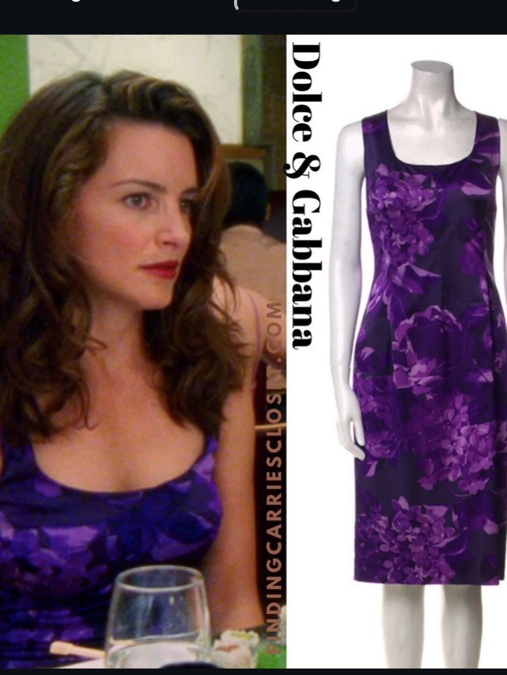 Vintage Dolce & Gabbana Purple Dress